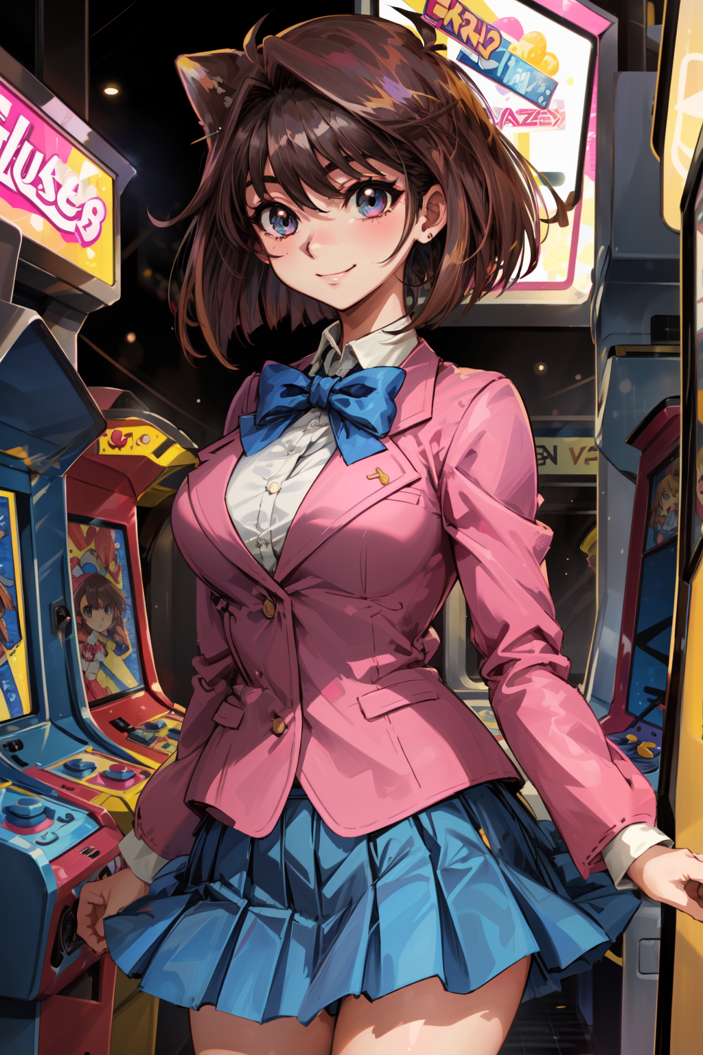 00301-54789176-masterpiece,best quality,1girl,mazaki anzu,aamazaki,(antenna hair_1.2),medium breasts,blue bowtie,pink jacket,blazer,long sleeve.png